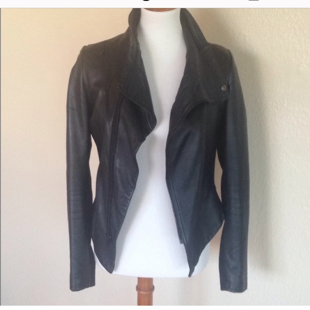 Dallin Chase Real Black Solomon Leather Jacket